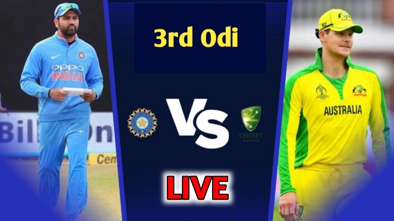 AUS vs IND 3rd ODI, AUS vs IND 2023 Live Score #cricketlive #live