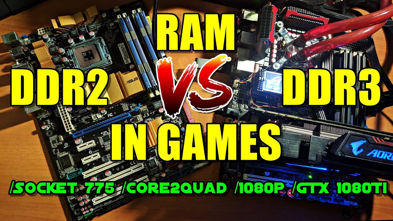 DDR2 vs DDR3 in games /Core2Quad Socket 775 /1080Ti /1080p