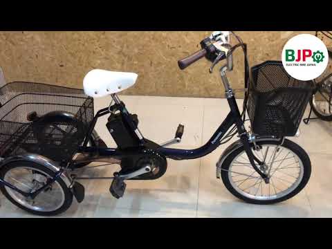 จักรยานสามล้อไฟฟ้าแบรนด์ญี่ปุ่น ยี่ห้อ Panasonic ปั่นและบิดได้ @BJP Electric Bike Japan