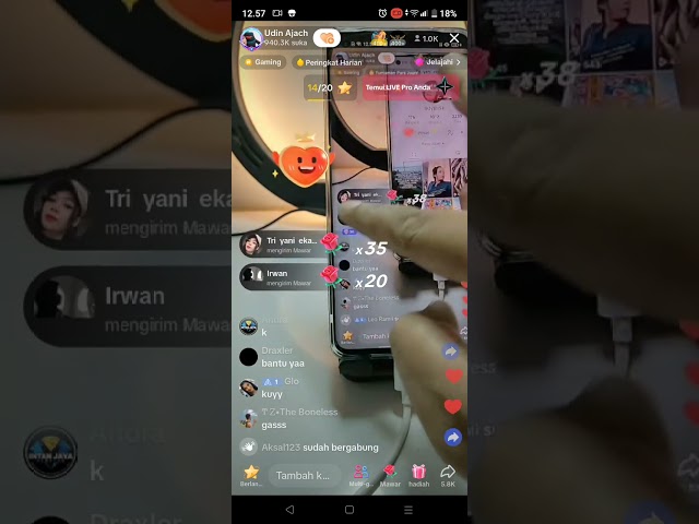 Audio mutuAlan Suara Host dari Udin ajach, Audio Saling follow dan Tangkap tiktok class=