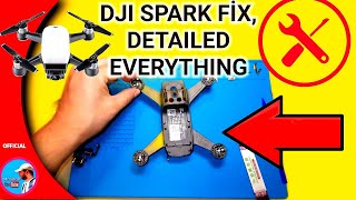 Dji Spark Repair Full Detail - Ремонт корпуса, датчика, кардана, мотора, центральной рамы dji Spark