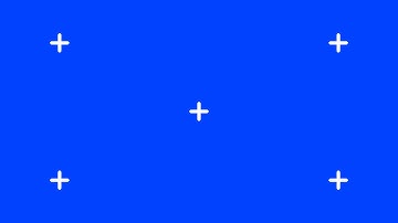 8 hours of Blue Screen Chroma Key with anchor point markers - 4K UHD