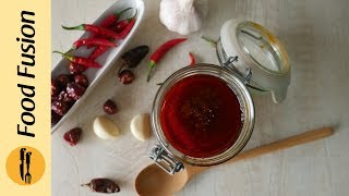 Chinese Red Chili Paste Recipe By Food Fusion