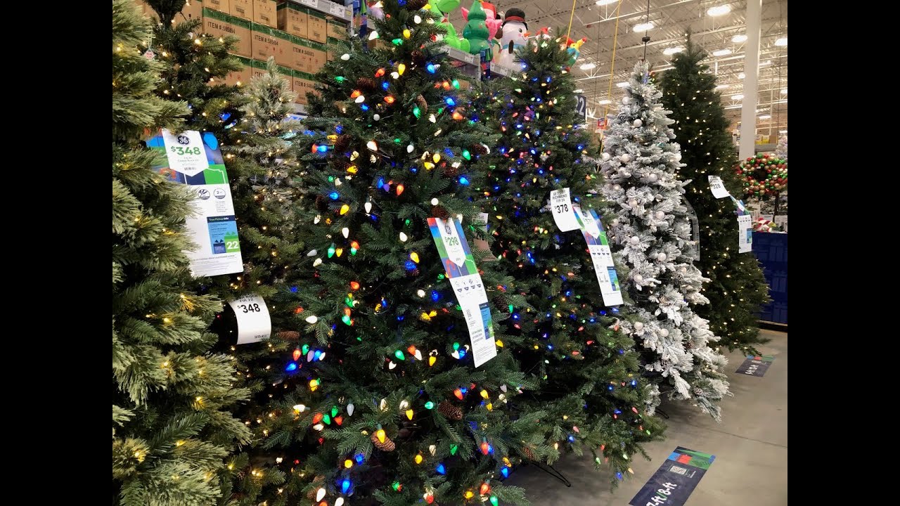 Lowes Christmas Trees 2023 #christmas #shopwithme #christmastree - YouTube