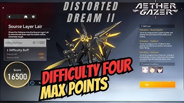 [Aether Gazer] Distorted Dream II - Source Layer Lair (Max Points) #Week25