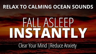 Fall Asleep With Relaxing Waves Sounds Beneath a Moonlit Sky | Strong Sleep Hypnosis For Deep Sleep