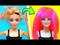 DIY BARBIE HAIRSTYLES TRANSFORMING YOUR OLD BARBIE IN NEW