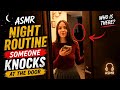 night routines ASMR | Someone Knocks at the Door