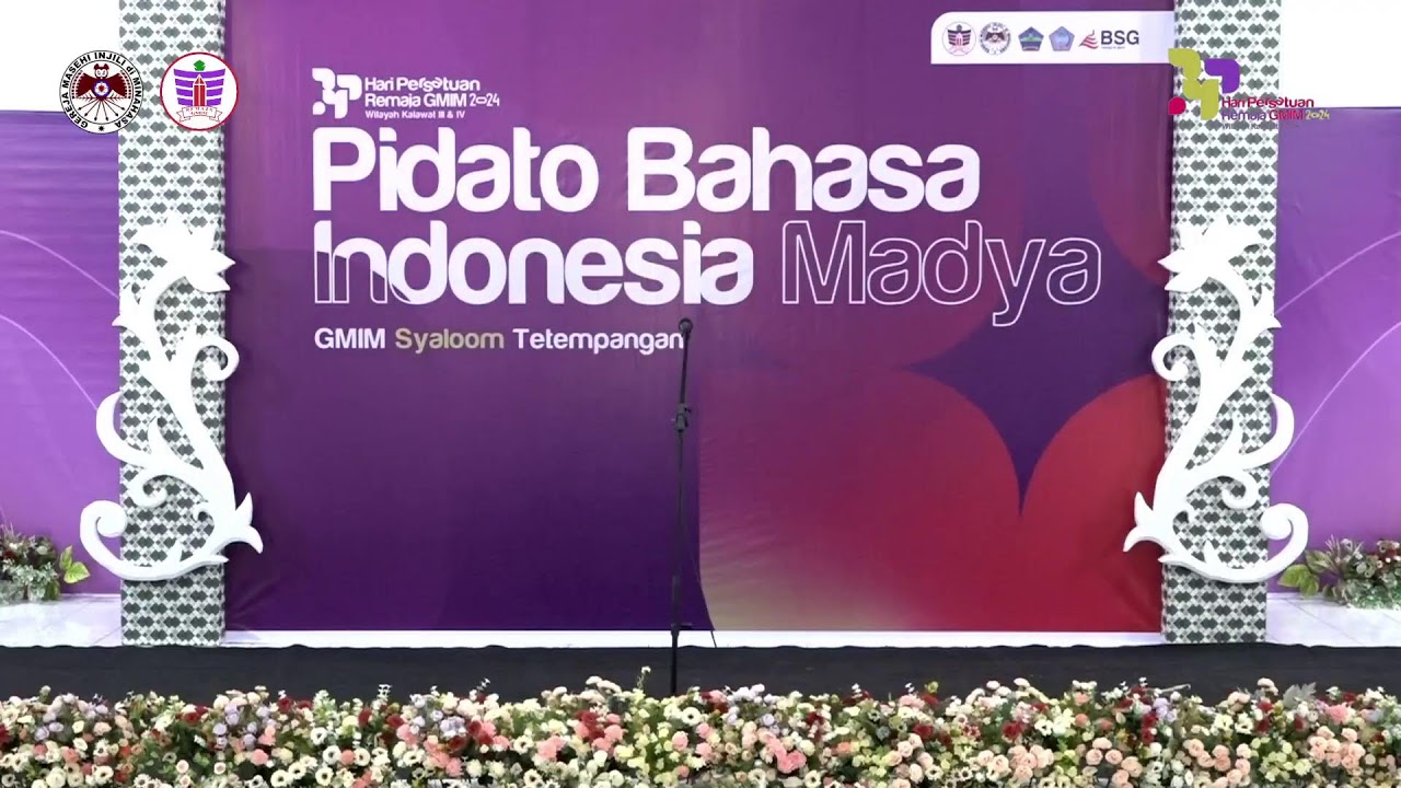 Lomba Pidato Bahasa Indonesia Madya HPRG 2024 Wilayah Kalawat III & IV (GMIM Syaloom Tetempangan)
