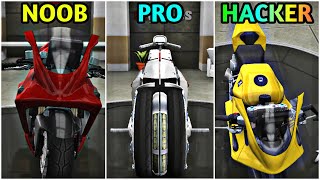 Noob VS Pro VS Hacker IN Traffic Rider!