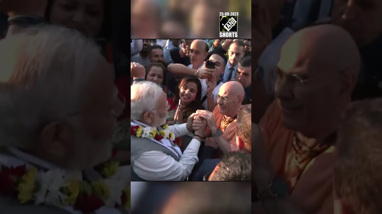 Prime Minister Narendra Modi receives warm welcome from Indian diaspora in Athens, Greece