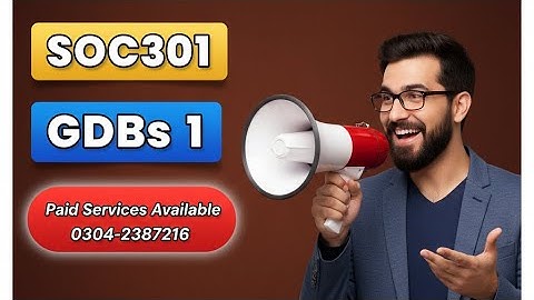 SOC301 GDB  Spring 2023 || #soc301 GDB Solution