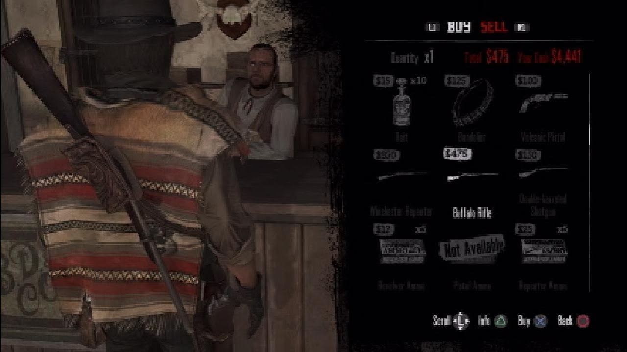 Red Dead Redemption How To Get The Buffalo Rifle Early - YouTube