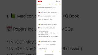 MEDICONOTES BY MEDICODAYS #neet #neetpg #fmge #mbbs #counselling #inicet #aiims #medico ##pyt #pyq