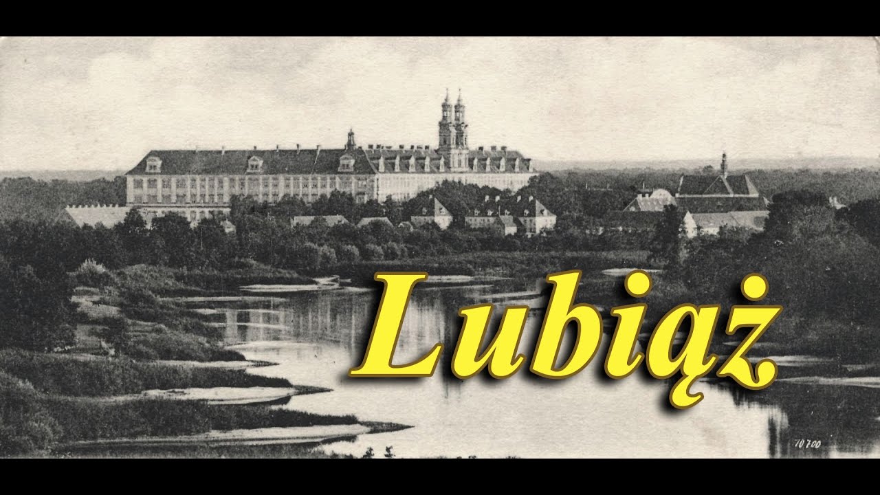 Lubiąż Opactwo Cystersów z drona ( Leubus )