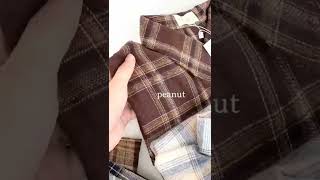 Kemeja flanel warna aesthetic #shorts #shopeehaul #ootd