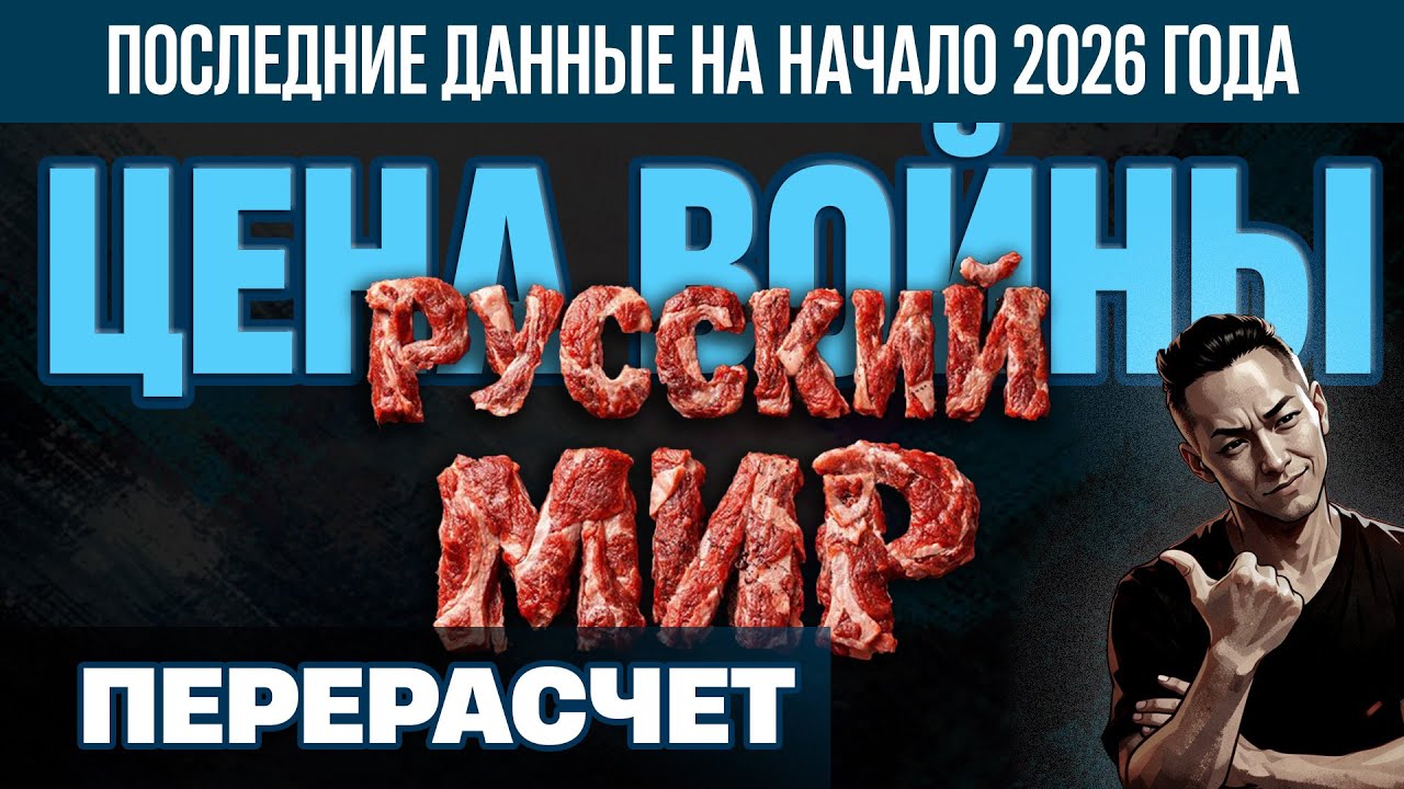 НПО - 2026 СВО дает свои плоды. Последние расчеты на январь. Какую цену платят русские за войну