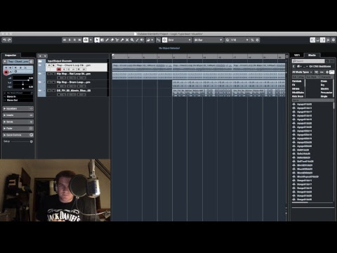 Making A Hip Hop Beat On Cubase 10 Elements (Live)