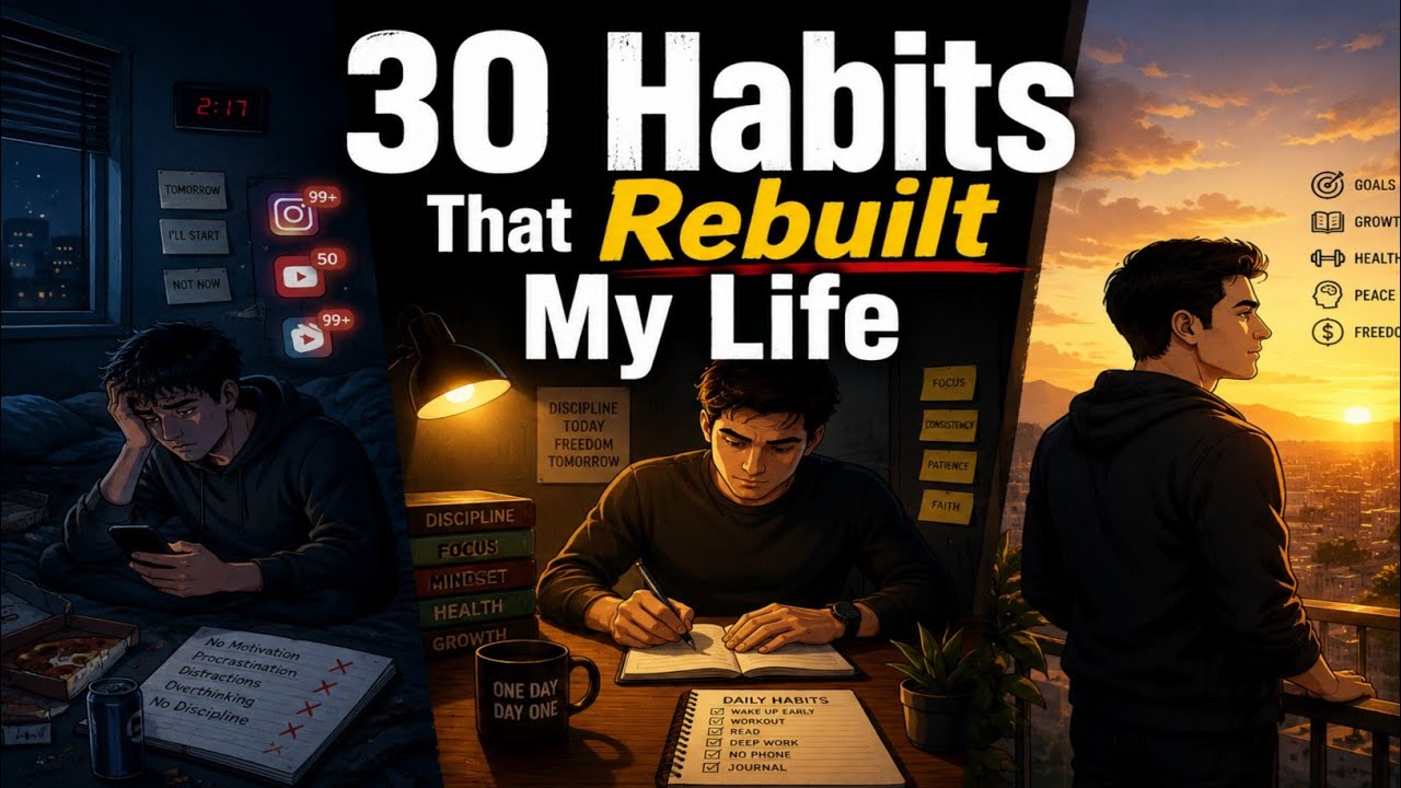 30 Habits That Quietly Changed My Life Forever - YouTube