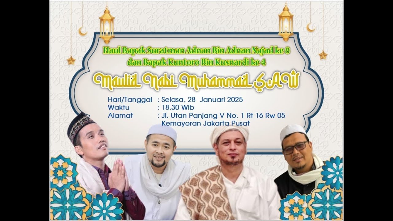 PERINGATAN MAULID NABI MUHAMMAD SAW , UTAN PANJANG KEMAYORAN JAK-PUS