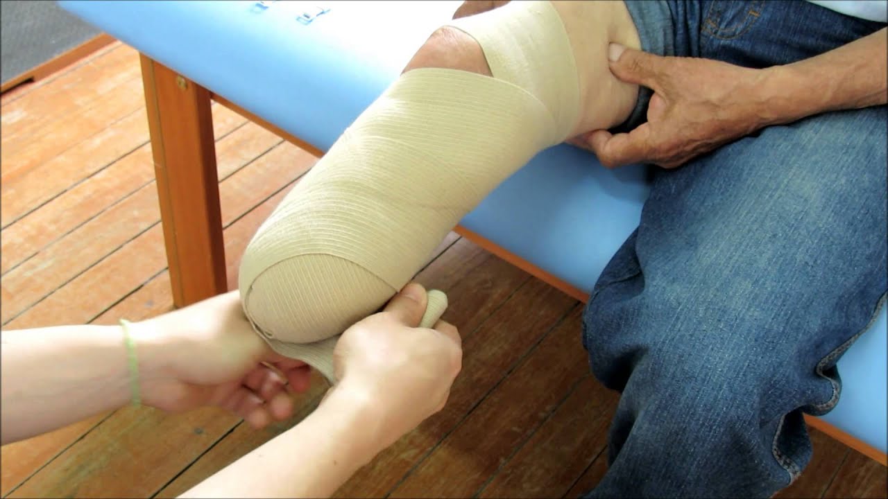 Enfaixamento Transtibial - Terço médio