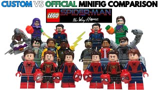 LEGO Spider-Man No Way Home CUSTOM vs OFFICIAL Minifigs: Which Are Better?