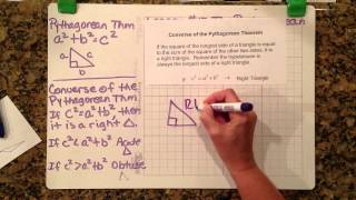 Deborah Neill Geometry Lesson #17 The Pythagorean Theorem