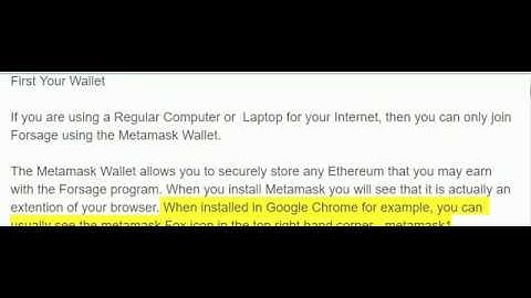 How to register Metamask wallet,topup wallet and connecting to to forsage on laptop or  computer  .