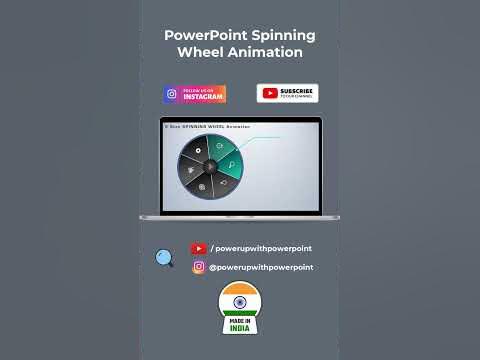 Powerpoint spinning wheel animation #shorts - YouTube
