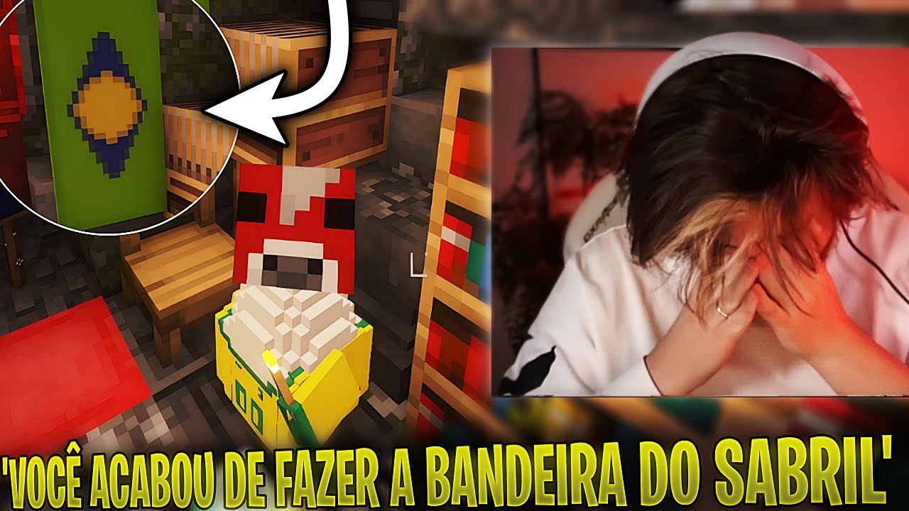 RICHARLYSON FAZ A BANDEIRA DO BRASIL ERRADA KKKKKKK I QSMP