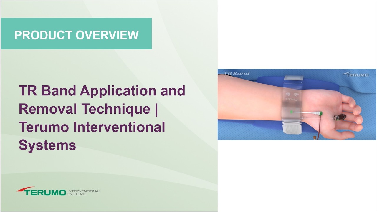 TR Band Application and Removal Technique | Terumo Interventional ...