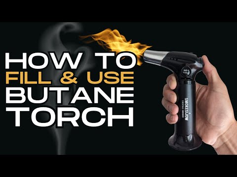 How to Fill & Use Butane Torch for Smoked Cocktails | Smokeshow Tutorial & Troubleshooting