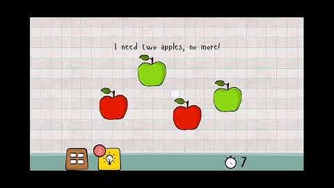 Logic Master 1 - Mind Twist Level 188 Solution | I need two apples no more