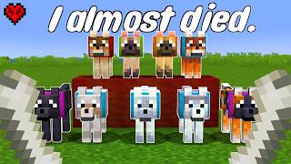 I Found Every Hecking Dog In Minecraft Hardcore