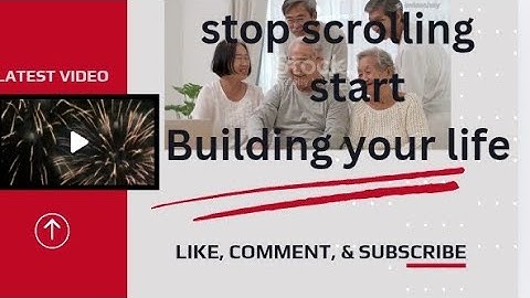  “Stop Scrolling, Start Building Your Life!”