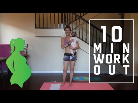 Mommy and Me Workout While HOLDING BABY | Only 10 Minutes. https://aourl.me/s/7651ekt