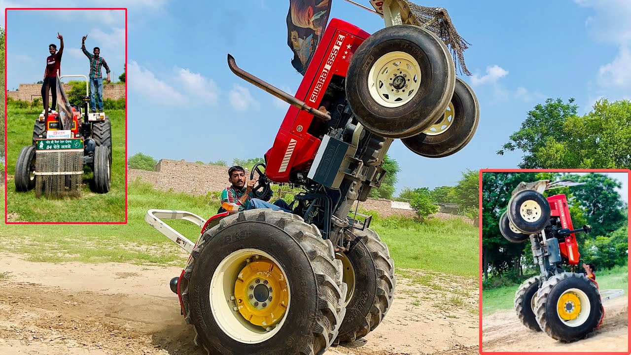 Swaraj Tractor Stunt 🔥| Siraa Ho Gaya Stunt Wala Ta 🔥