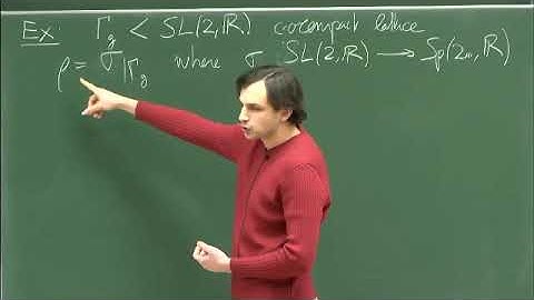 Dr. Olivier Guichard | Moduli of Symplectic Maximal Representations