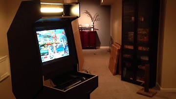 Mame cabinet with native resolution CRT