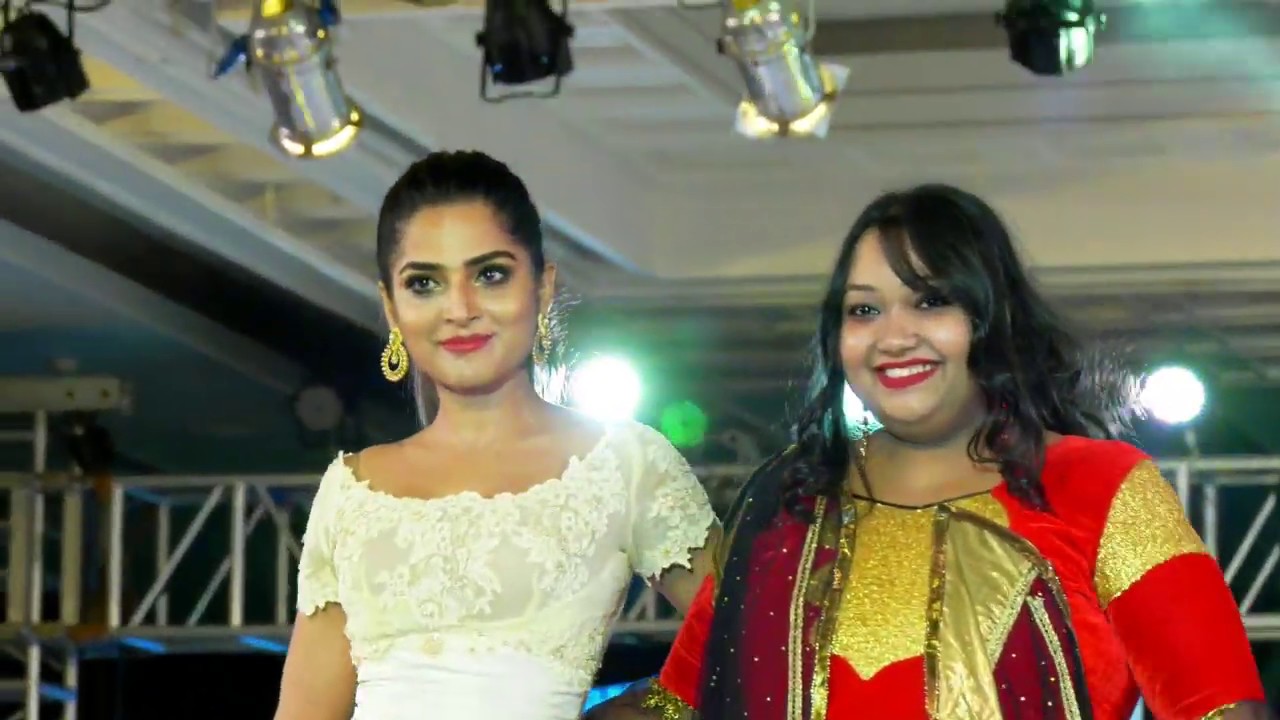 Actress Sanchitha Sheddy & Anagha Spotted at Prawolion Fashion Week 2019