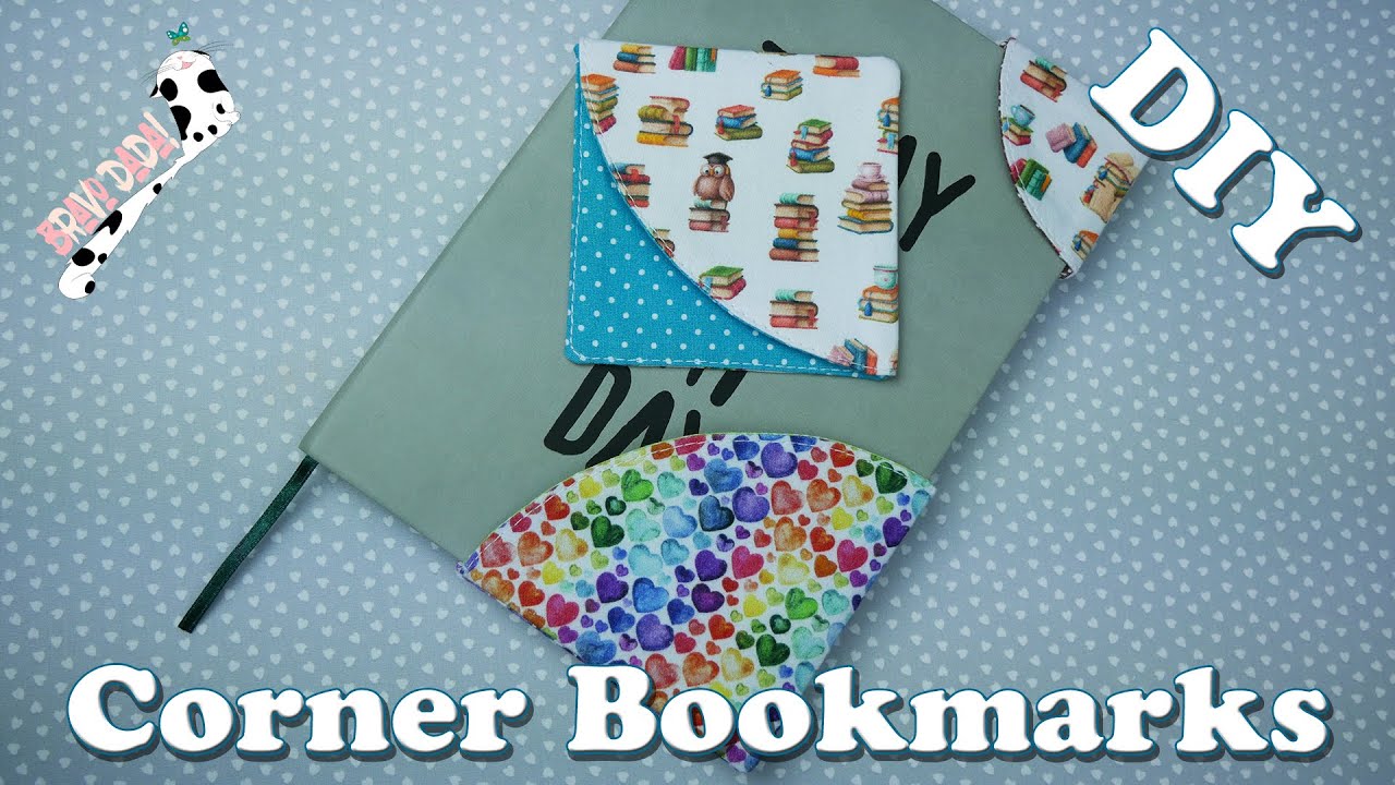 How to make a Corner Bookmark with Scrapbook paper 