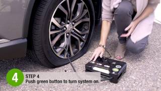 How to Use the Flat Tire Repair Kit