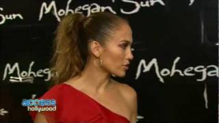 Jennifer Lopez Interview on Access Hollywood at Mohegan Sun 22/10/11