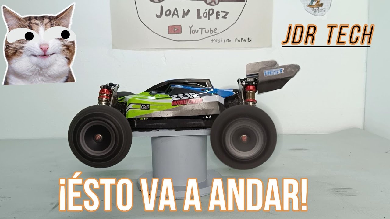 WLToys 144001 Conversión Brushless! 89Km/h Reales!