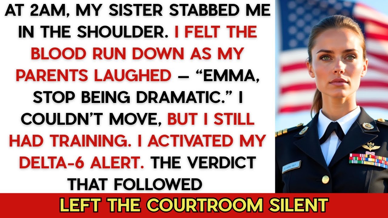My Sister Stabbed Me — Our Parents Laughed, But The Judge’s Verdict Silenced Everyone...