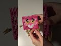 Pink Panther 3d Origami DIY craft 🩷 #shorts #origami