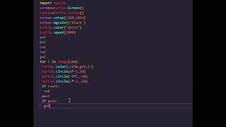 Python || turtle || flower || Art || #foryou #python #graphics #designs #turtle #artist  #coding