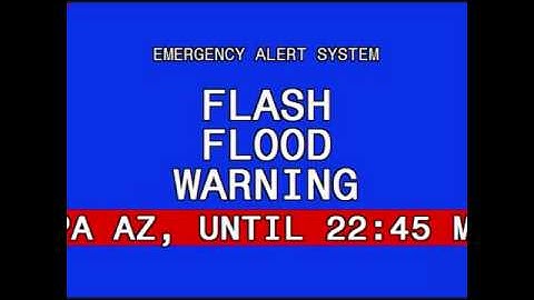 Flash Flood Warning: Arizona