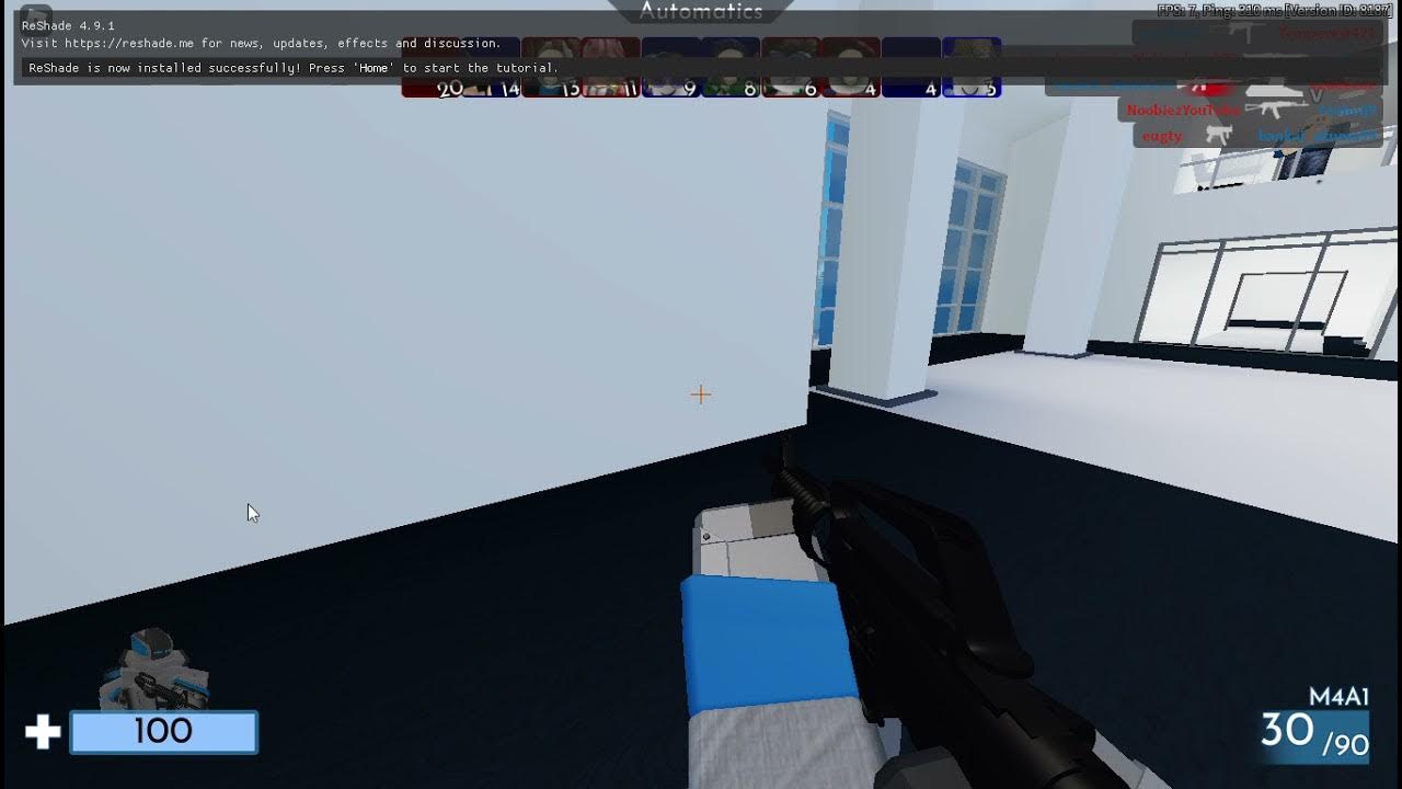Help. Reshade said that click the Home button to Open Reshade settings