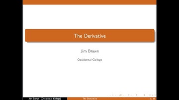 3. The Derivative flipped class video